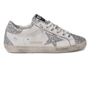 *NEW* Silver Golden Goose SUPERSTAR sneakers